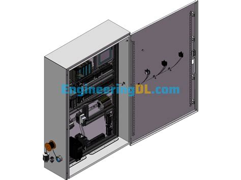 Detailed Model Of Industrial Control Electric Cabinet Design