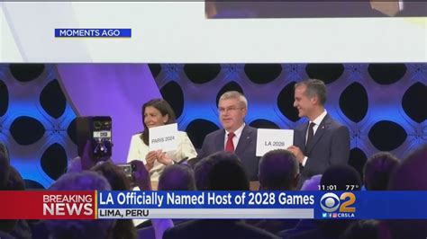 La Officially Named Host Of 2028 Summer Olympics Youtube