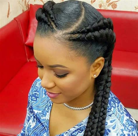 Trendy braids Cornrows styles you should try in 2017 | Two braid ...