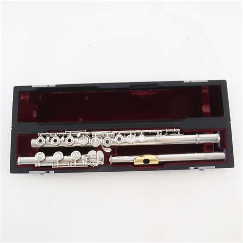 Yamaha Model Yfl H Professional Solid Silver Flute Sn Reverb