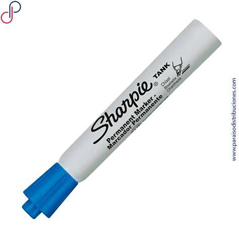 MARCADOR PERMANENTE SHARPIE TANK AZUL Paraiso Distribuciones