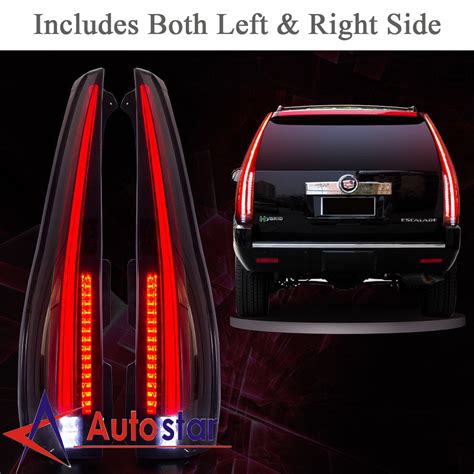 For 2007 2014 Cadillac Escalade Led Tail Lights Assembly Rear Lamp