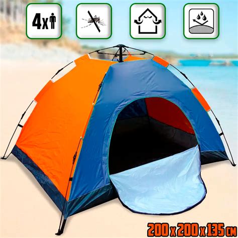 Preço De Barraca Para Acampar - Barraca camping 3 / 4 Pessoas impermeável de acampamento adulto ...
