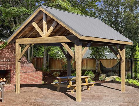 Wood And Vinyl Pavilions Pine Creek Structures