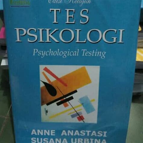 Jual Buku Tes Psikologi Edisi Ketujuh 7 By Anne Anastasi Shopee