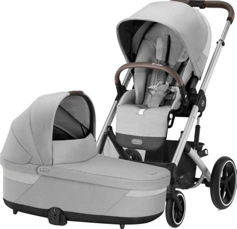 Foto Kočárek Cybex Balios S Lux Cot S Lux 2023 Silver Frame Lava Grey