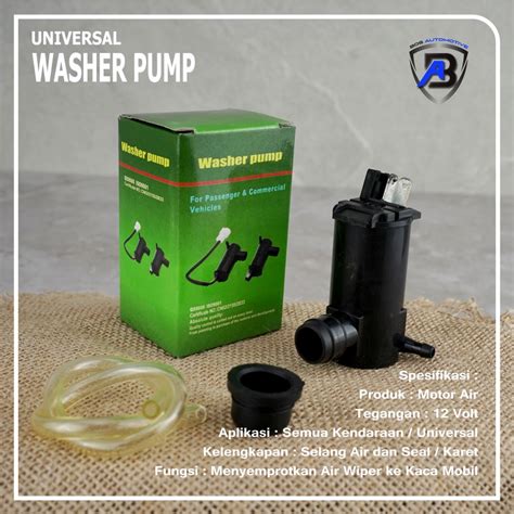 Jual Motor Washer Pump Dinamo Pompa Air Tabung Wiper Volt Universal