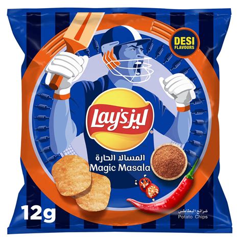 Lays Magic Masala Flavour Potato Chips 21 X 12 G Online At Best Price