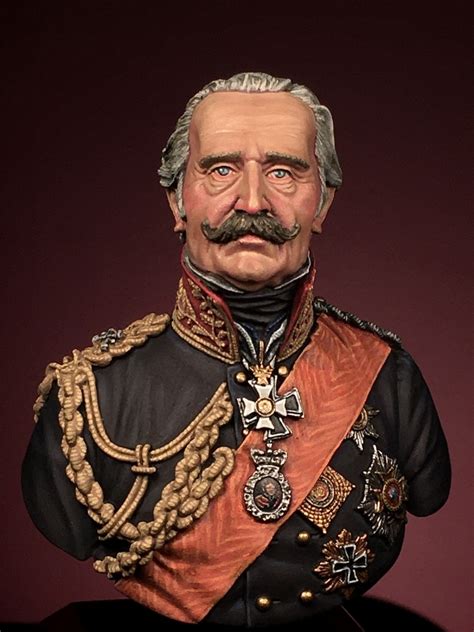 General Gebhard Leberecht Von Blucher By Rod Curtis Putty Paint