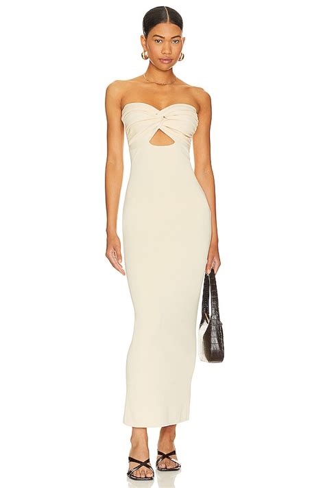 Sndys Maia Maxi Dress In Sand Revolve