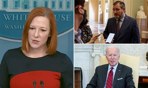 White House Press Secretary Jen Psaki Calls Sen Ted Cruz A Hypocrite