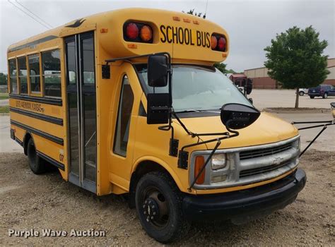 1997 Chevrolet Express school bus in Inman, KS | Item DP7911 sold ...