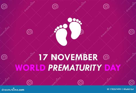 World Prematurity Day Banners Posters And Badges Vector Templates