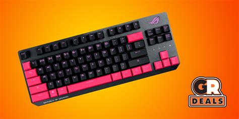 Get The Vibrant Electro Punk Asus Tkl Keyboard At Over Off