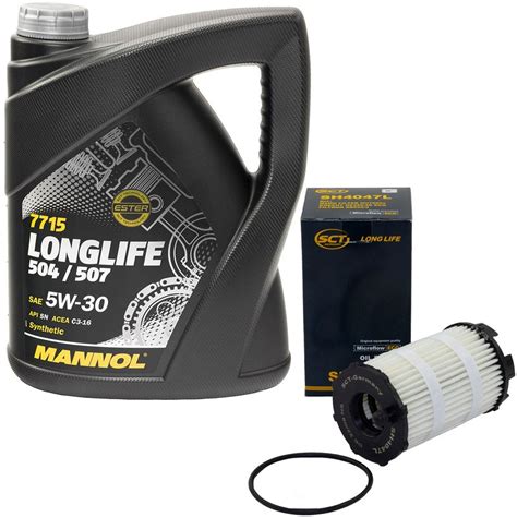 Engineoil Set Longlife 5W30 API SN 5 Liters Oil Filter SH4047L 29 95