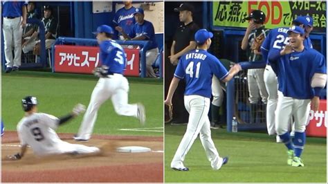 勝野がピンチを招くも石川昂弥が軽快に捌いて無失点！弾ける笑顔で迎える福！ 20230921 Youtube