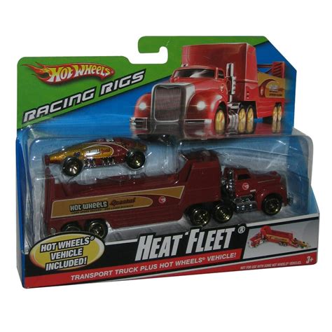 Hot Wheels Mattel Racing Rigs Stock Red Transport W Toy Car