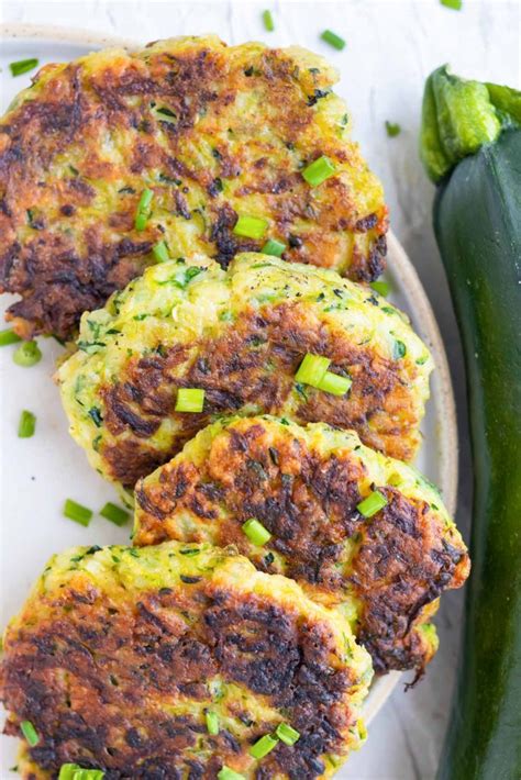 Crispy Zucchini Fritters Recipe Evolving Table