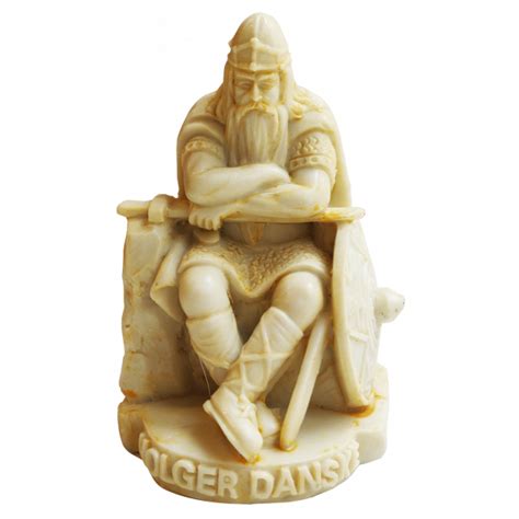 Figur Holger Danske Lille Figurer Gips Copenhagen Souvenir ApS