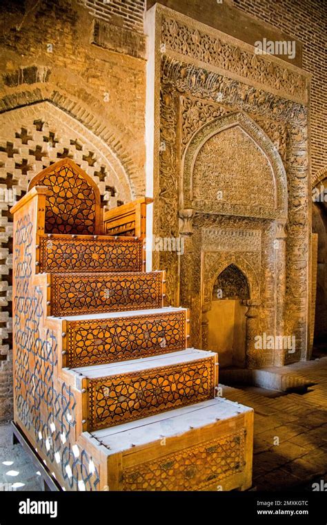 Shabestan And Uljayto Mihrab At The West Iwan Friday Mosque Masjid E