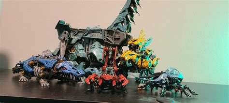 My Custom Painted Zoids Wild model kits : r/Zoids