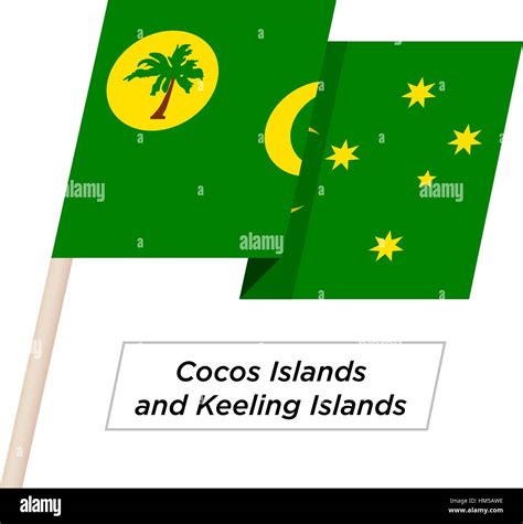 Keeling Islands Map Stock Vector Images Alamy