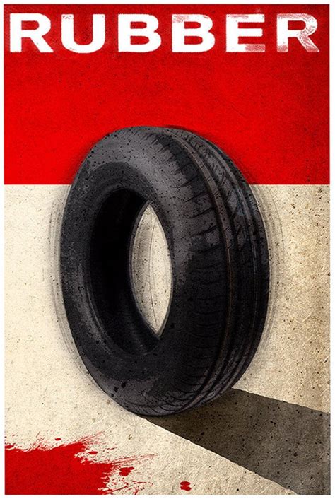 Rubber Movie Poster or Framed Print Shaking Tire by SaulsCreative