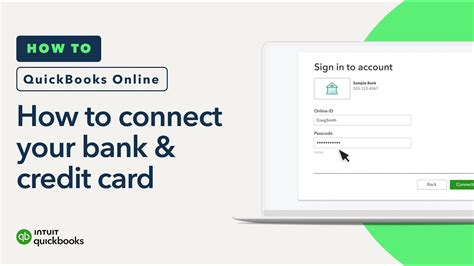 How To Connect Your Bank Credit Card Accounts To QuickBooks Online