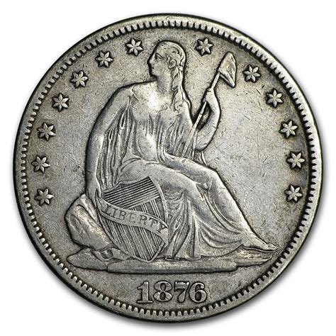 Buy 1876 Liberty Seated Half Dollar Xf Apmex