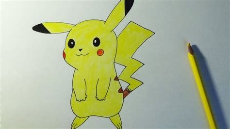 How to draw pokemon Pikachu Cómo dibujar pikachu Как нарисовать