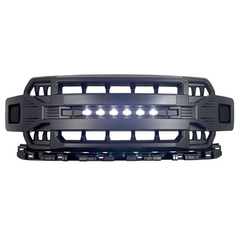 2018 2020 Ford F150 Armor Grille Woff Road Lights Amoffroad