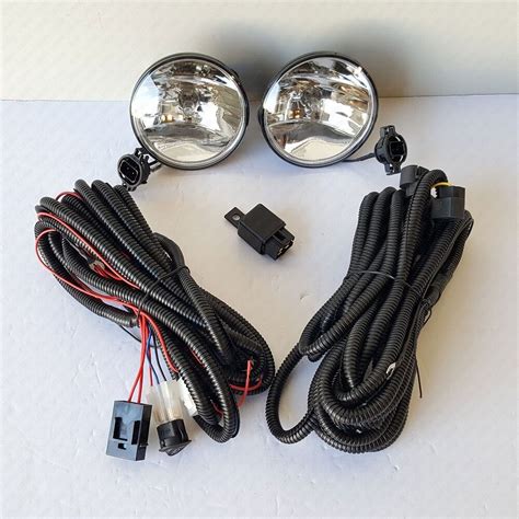 For 2007 2009 Ford Mustang Shelby Gt500 Clear Fog Lights Kit With Switch Bulbs Ebay