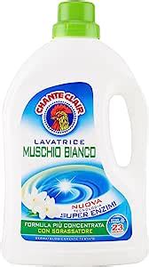 CHANTECLAIR Muschio Bianco Detergente Liquido Lavatrice Con Sgrassatore