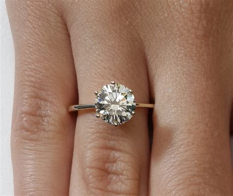 Carat Round Cut Engagement Rings