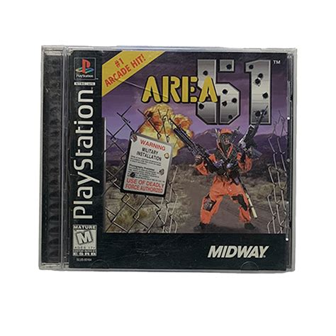 Jogo Area 51 Ps1 Meugameusado