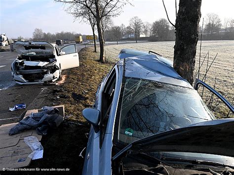 Unfall Nach Spurwechsel Auf B Junger Autofahrer Schwer Verletzt