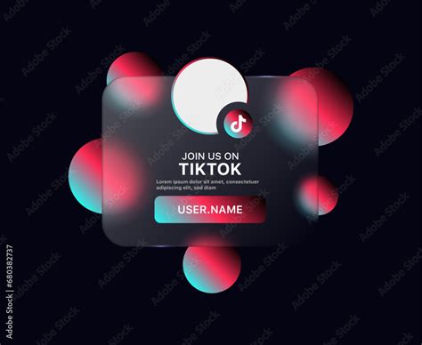 Follow Join Us On Tiktok Tiktok Logo Social Media Icon Button In