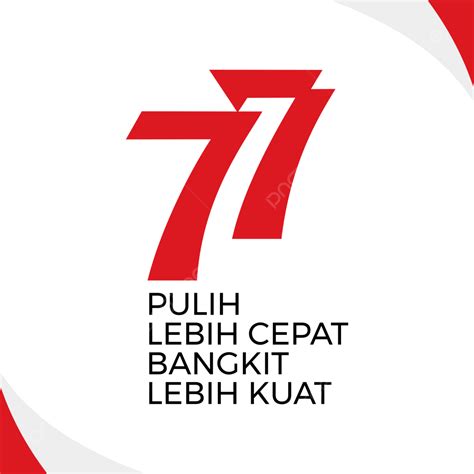 Logo Hut RI 77 Resmi