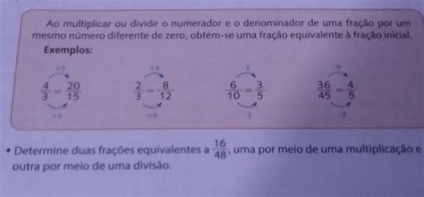 Solved Ao Multiplicar Ou Dividir O Numerador E O Denominador De Uma