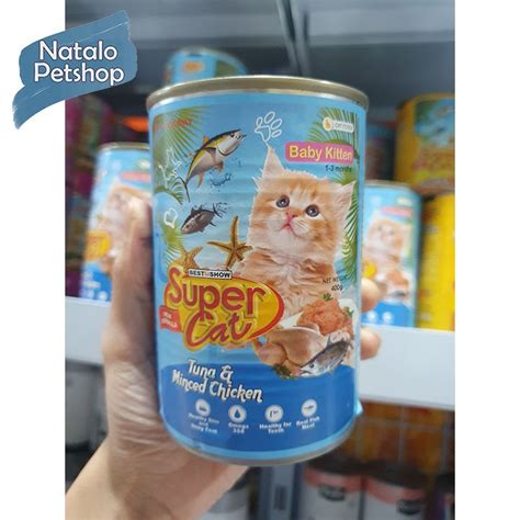 Jual Supercat Cat Food Baby Kitten Gr Makanan Kaleng Kucing Super