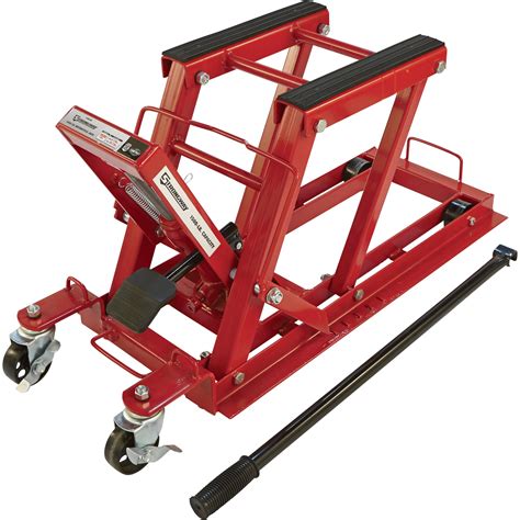 Free Shipping — Strongway 1500 Lb Hydraulic Motorcycle Liftutility