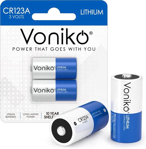 Amazon Voniko Cr A Lithium Batteries Pack Photo Non