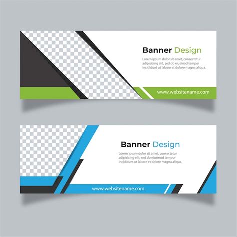 Abstrakte Design Banner Web Vorlage Premium Vektor