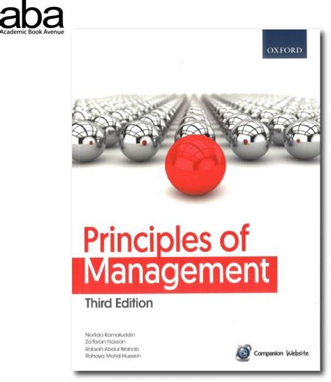 Principles Of Management 3rd Edition ABA Bookstore