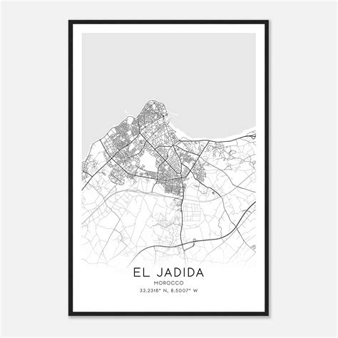 El Jadida - Custom Maps & Posters