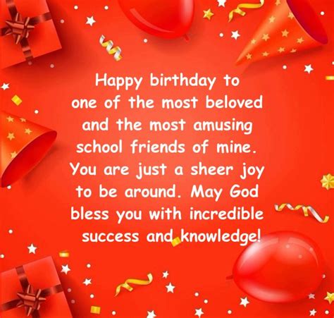 110 Birthday Wishes For Classmate Happy Birthday School Friend Dreams Quote