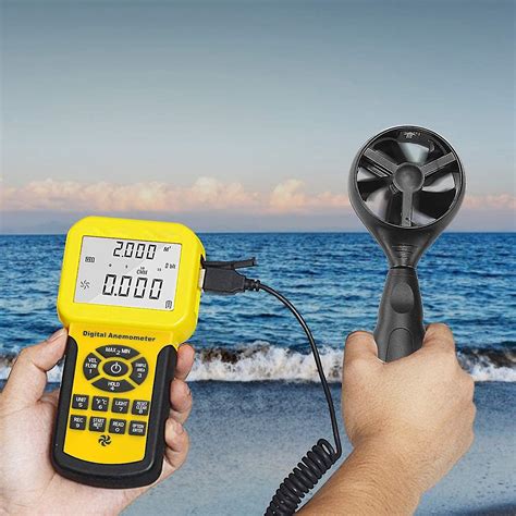 Portable Digital Anemometer Cfm Pro Hvac Anemometer Wind Speed Meter