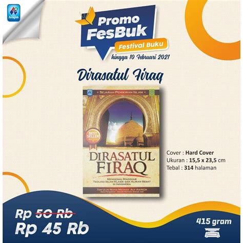 Jual BUKU Dirasatul Firaq ORIGINAL Pustaka Arafah Shopee Indonesia