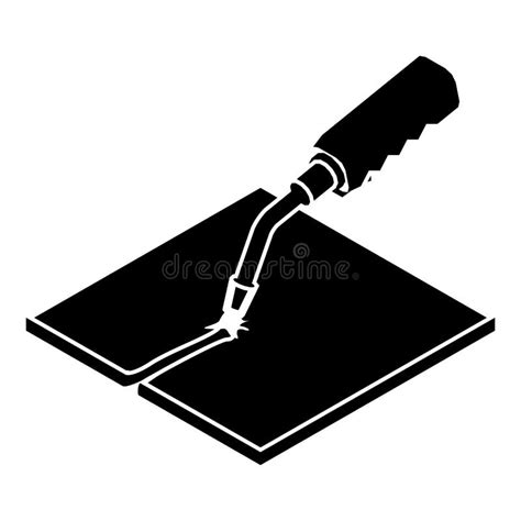 Mig Welding Torch In Hand Icon Simple Stock Vector Illustration Of