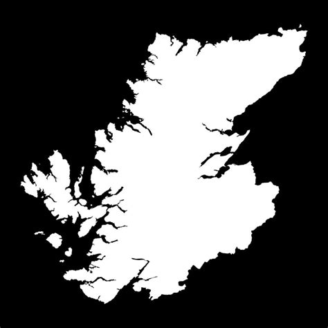 Highland Map Council Area Of Scotland Illustration Vector